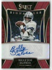 2021 Panini Select Signatures Select Billy Joe DuPree #SSP-BJD card