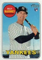 2018 Topps Heritage Base Set Billy McKinney #663 card