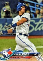 2018 Topps Update Base Set Billy McKinney #US19 card