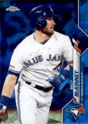 2020 Topps Chrome Sapphire Edition Base Set Billy McKinney #505 card