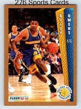1992-93 Fleer Base Set Billy Owens #79 card