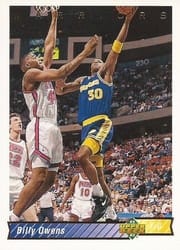 1992-93 Upper Deck Base Set Billy Owens #229 card