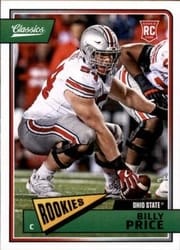 2018 Panini Classics Base Set Billy Price #268 card