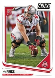2018 Score Base Set Billy Price #422 card