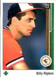 1989 Upper Deck Base Set Billy Ripken #283 card