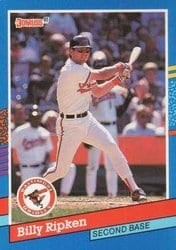 1991 Donruss Base Set Billy Ripken #167 card