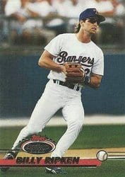 1993 Stadium Club Base Set Billy Ripken #603 card