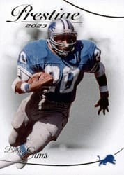 2023 Panini Prestige Base Set Billy Sims #101 card