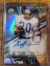 2023 Topps Composite Resurgence Signatures Set Billy Sims #RA-BSI card