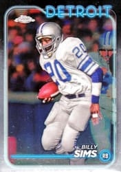 2024 Topps Chrome Base Set Billy Sims #70 card