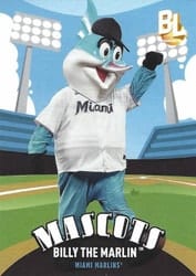 2024 Topps Big League Mascots Billy the Marlin #M-14 card
