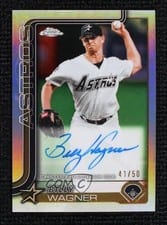 2025 Topps Chrome Update Legends Autographs Billy Wagner #CLA-BW card