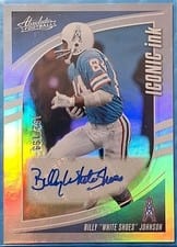 2025 Panini Absolute Iconic Ink Billy "White Shoes" Johnson #II-BJN card
