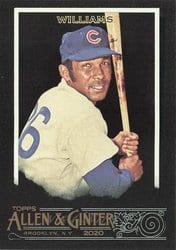 2020 Topps Allen & Ginter X Base Set Billy Williams #316 card