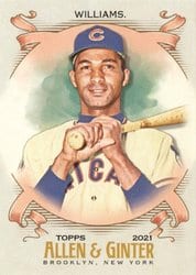 2021 Topps Allen & Ginter Base Set Billy Williams #224 card
