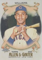 2021 Topps Allen & Ginter Chrome Base Set Billy Williams #224 card