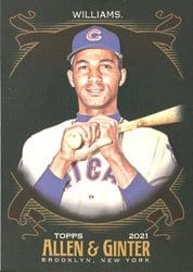 2021 Topps Allen & Ginter X Base Set Billy Williams #224 card