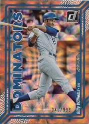 2023 Donruss Dominators Billy Williams #D4 card