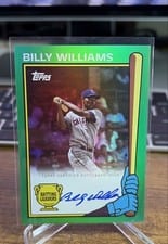 Billy Williams 2024 Topps Archives 1990 Topps Batting Leaders Autographs card