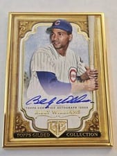2024 Topps Gilded Collection Gallery of Gold Autographs Billy Williams #GOG-BW card