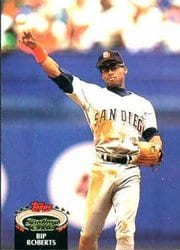1992 Stadium Club Base Set Bip Roberts #48 card