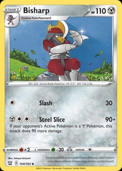 2021 Battle Styles Bisharp #104 card