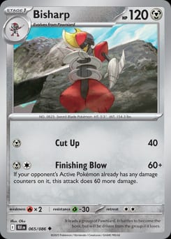 2025 Black Bolt Bisharp #65 card