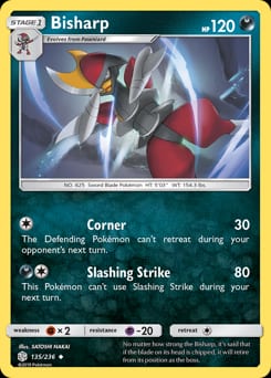 2019 Cosmic Eclipse Bisharp #135 card