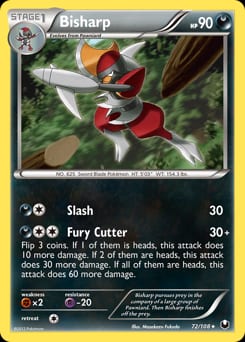 Dark Explorers Bisharp #72 card