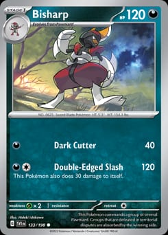2023 Scarlet & Violet Bisharp #133 card