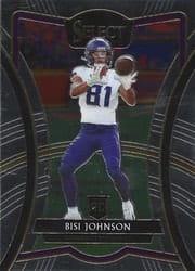 2019 Panini Select Base Set Bisi Johnson #181 card