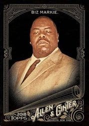 2018 Topps Allen & Ginter X Base Set Biz Markie #55 card