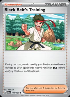 Journey Together Black Belt's Training #144 card