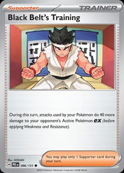 Prismatic Evolutions Black Belt's Training #96 card