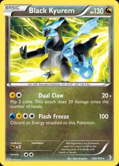 Boundaries Crossed Black Kyurem #100 card
