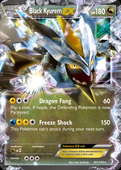 Boundaries Crossed Black Kyurem-EX #101 card