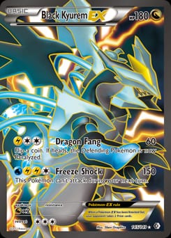 Boundaries Crossed Black Kyurem-EX #145 card
