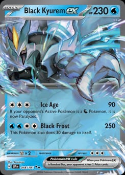 Surging Sparks Black Kyurem ex #48 card