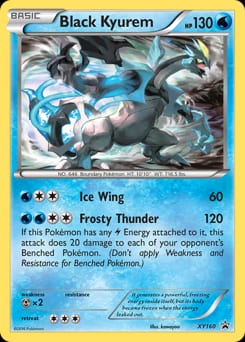 XY Black Star Promos Black Kyurem #XY160 card