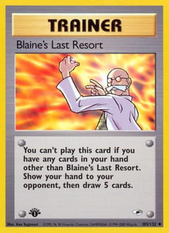 Gym Heroes Blaine's Last Resort #105 card