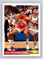 1992-93 Upper Deck Base Set Blair Rasmussen #164 card