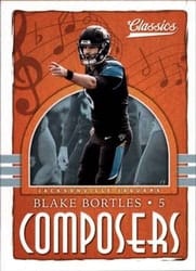2018 Panini Classics Composers Blake Bortles #17 card