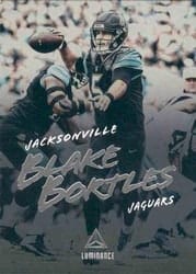 2018 Panini Luminance Base Set Blake Bortles #50 card
