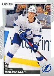 2020-21 O-Pee-Chee Base Set Blake Coleman #196 card