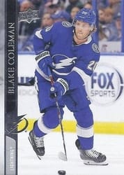 2020-21 Upper Deck Base Set Blake Coleman #159 card