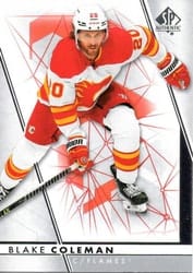 2022-23 SP Authentic Base Set Blake Coleman #68 card