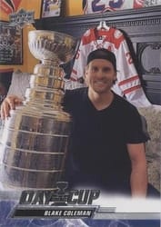 2022-23 Upper Deck Day with the Cup Blake Coleman #DC15 card