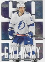 2025-26 SkyBox Metal Universe Championship Galaxy Blake Coleman #CG-23 card