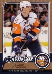 2008-09 O-Pee-Chee Base Set Blake Comeau #158 card