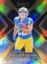 2023 Panini Select 2024 XRC Prizm Blake Corum #509 card